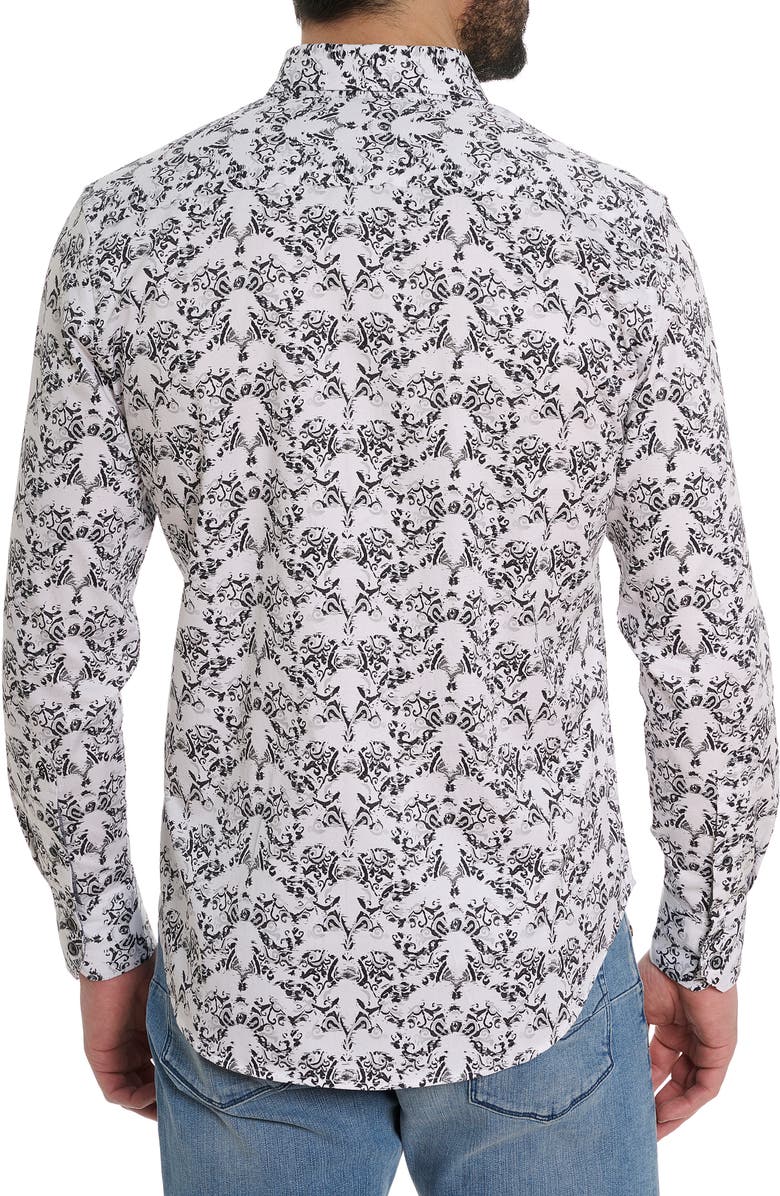 Robert Graham Faded Floral Button-Up Shirt, Alternate, color,