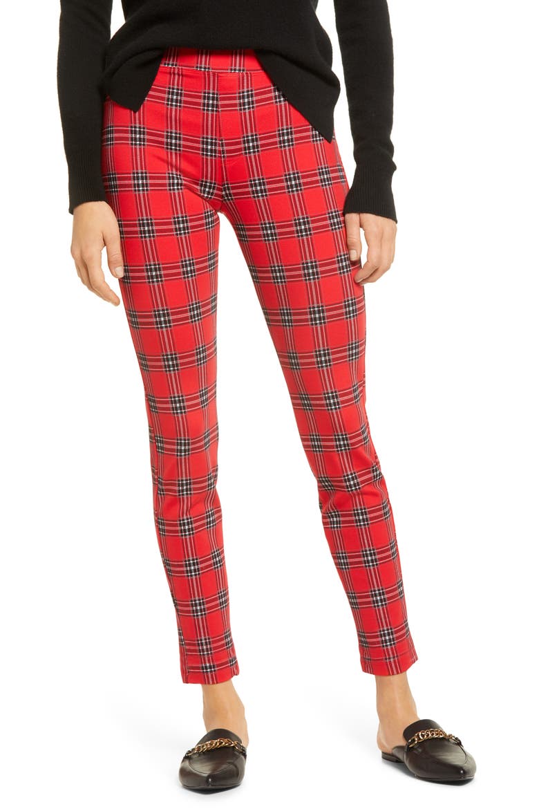 Runway Pattern Leggings, Main, color, CAMBRIDGE PLAID