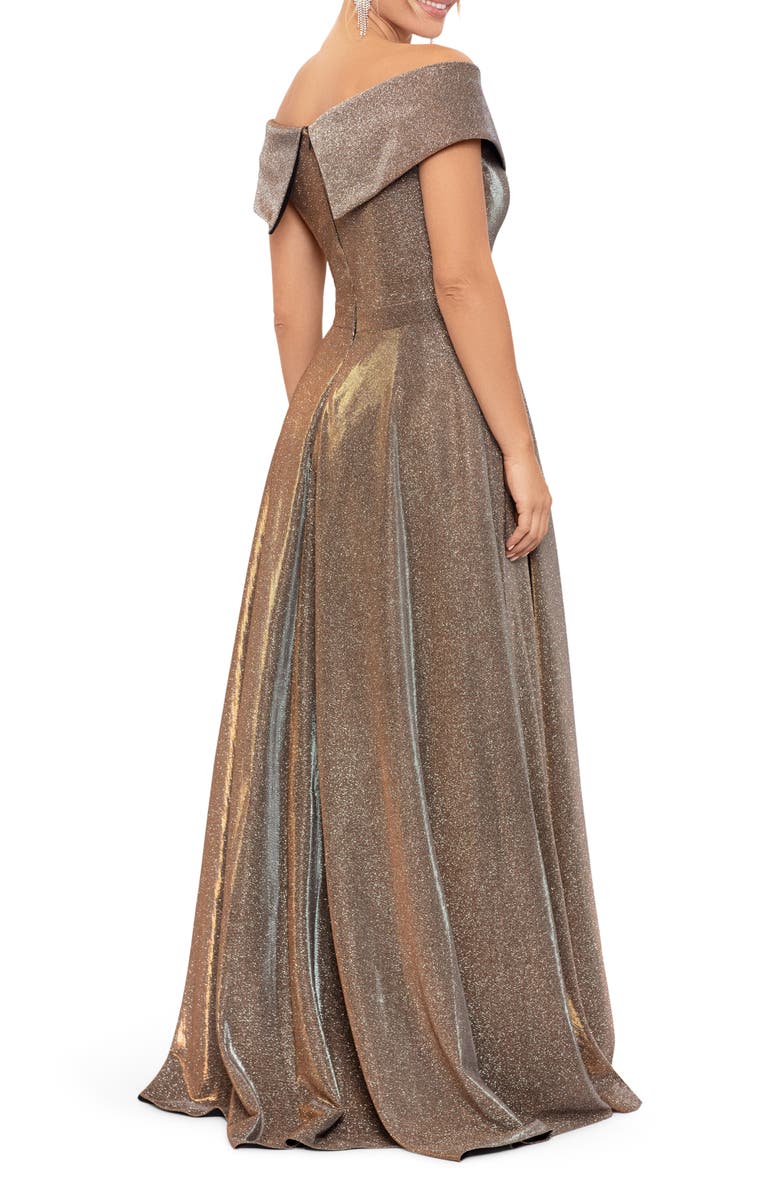 Xscape Evenings Off the Shoulder Gown, Alternate, color,