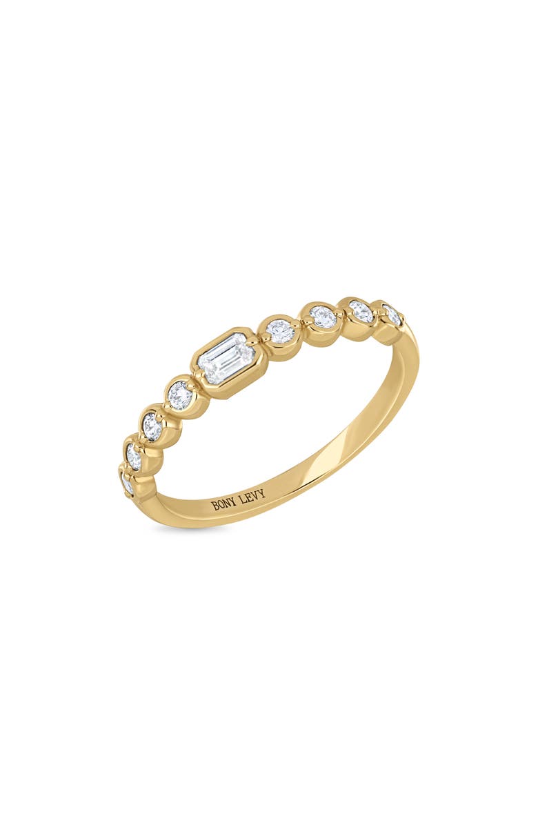 Bony Levy Monaco Mixed Diamond Stackable Ring, Main, color, 