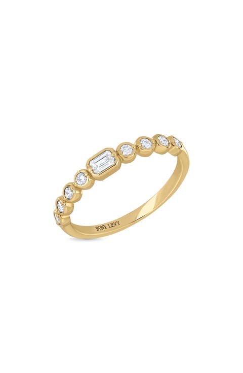 Monaco Mixed Diamond Stackable Ring (Nordstrom Exclusive)