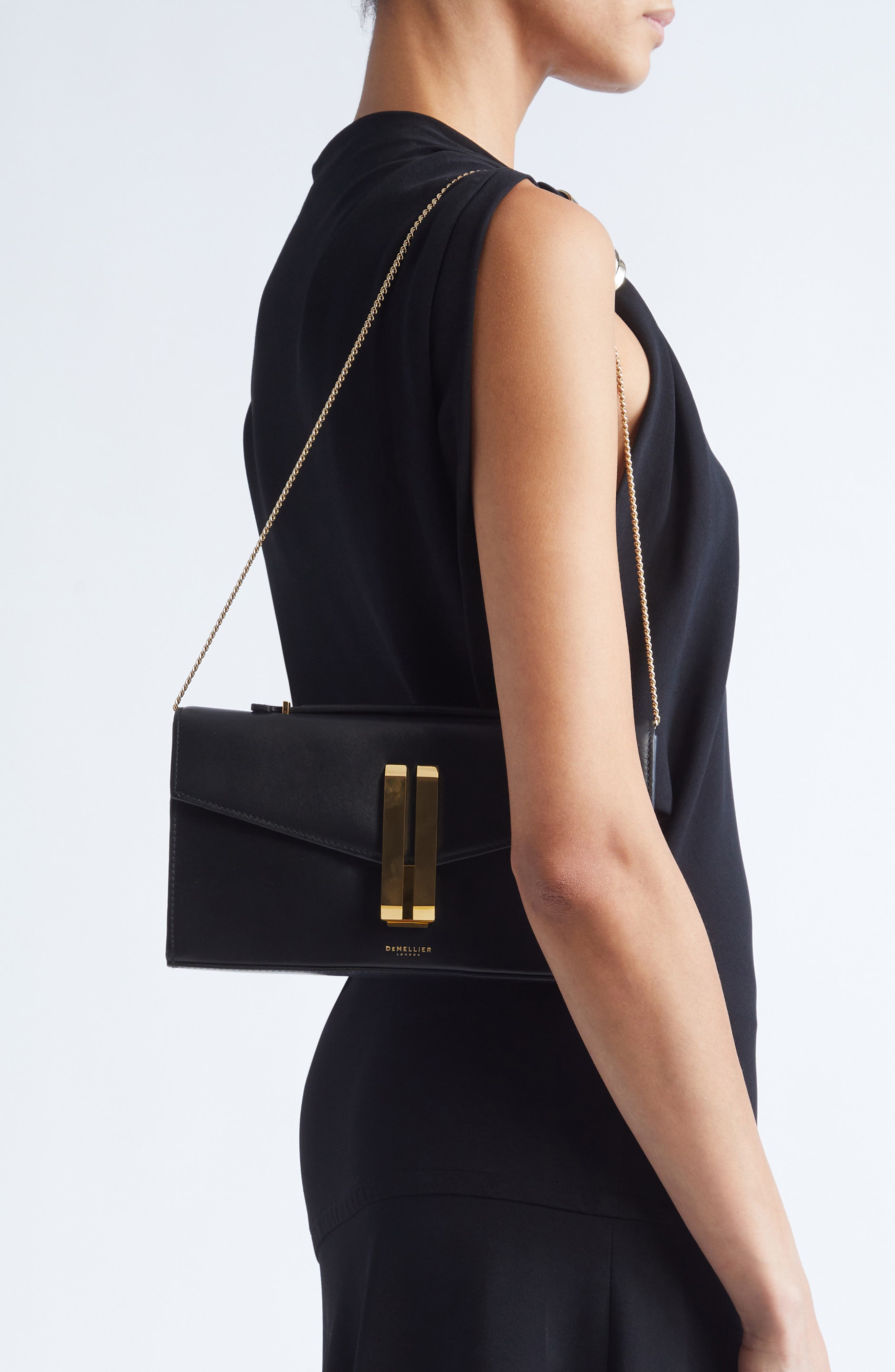 DeMellier Vancouver Leather Clutch, Alternate, color, 