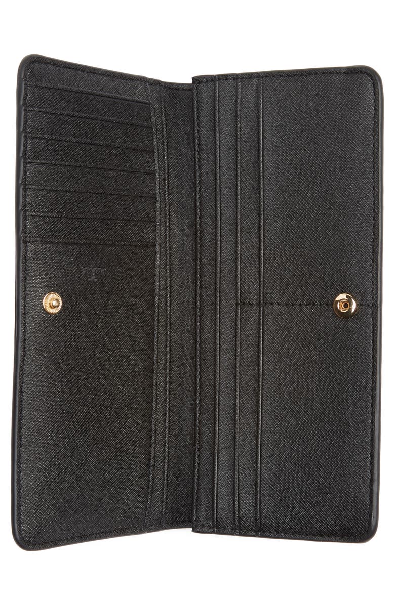 Tory Burch Robinson Slim Leather Wallet, Alternate, color, 