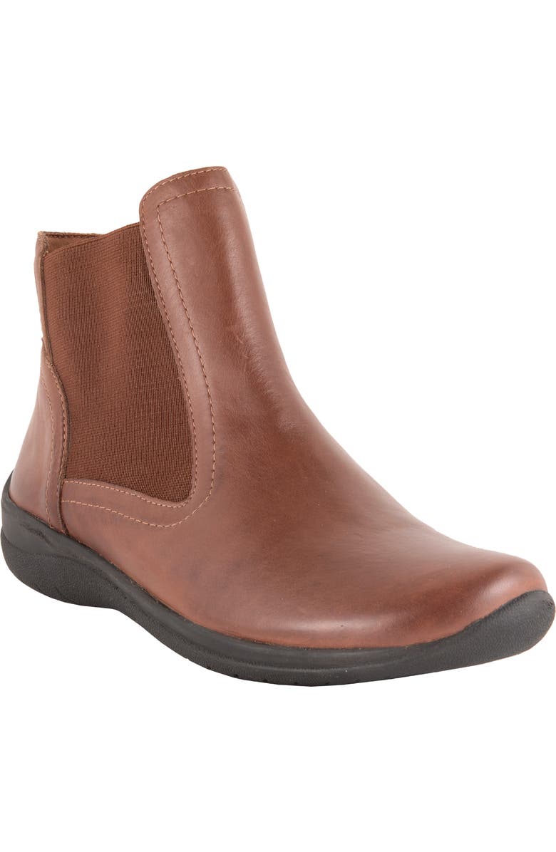 David Tate Switch Waterproof Chelsea Boot, Main, color, Luggage Calf