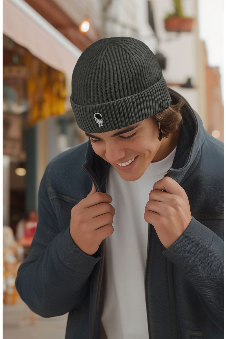 Astronaut Watch Cap, Alternate, color, Asphalt Gray