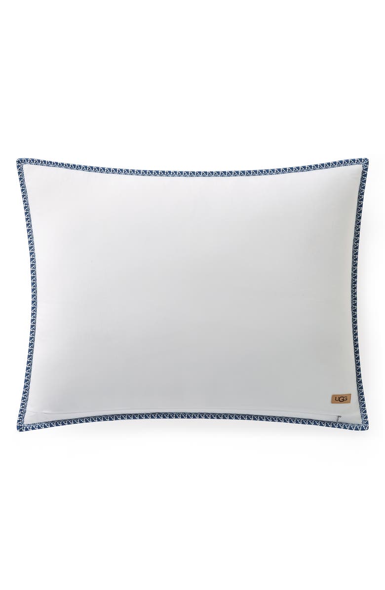 UGG<sup>®</sup> Botanic Embroidered Quilt & Shams Set, Alternate, color, Snow/ Lilac Hint