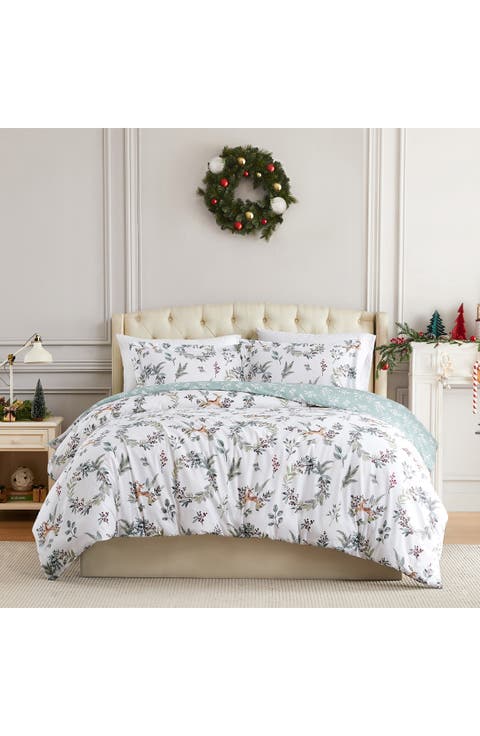 Happy Holidays Oversize Holiday Comforter Set