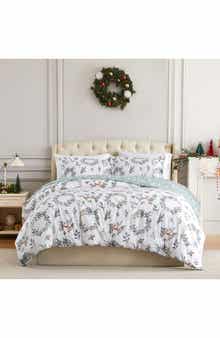 SOUTHSHORE FINE LINENS Happy Holidays Oversize Holiday Comforter Set