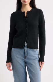 Madewell Shrunken Cotton Blend Cardigan