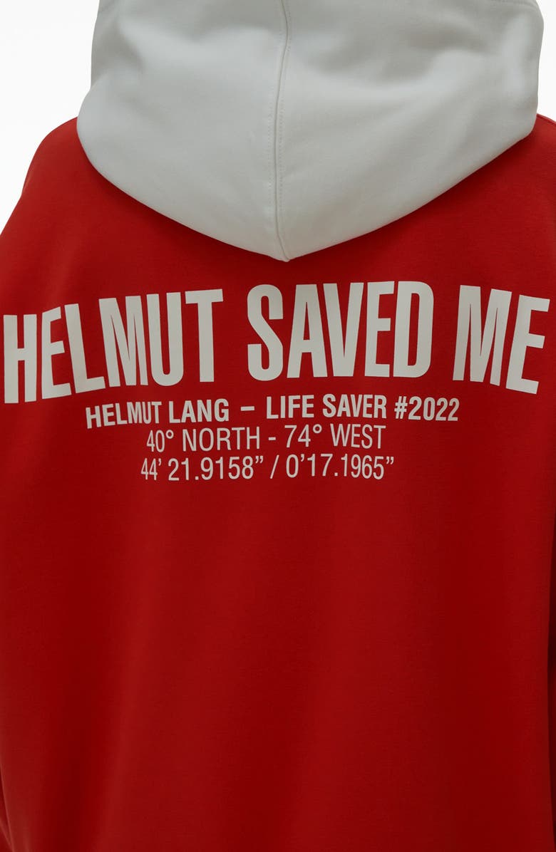 Helmut Lang Lifeguard Colorblock Hoodie, Alternate, color, 