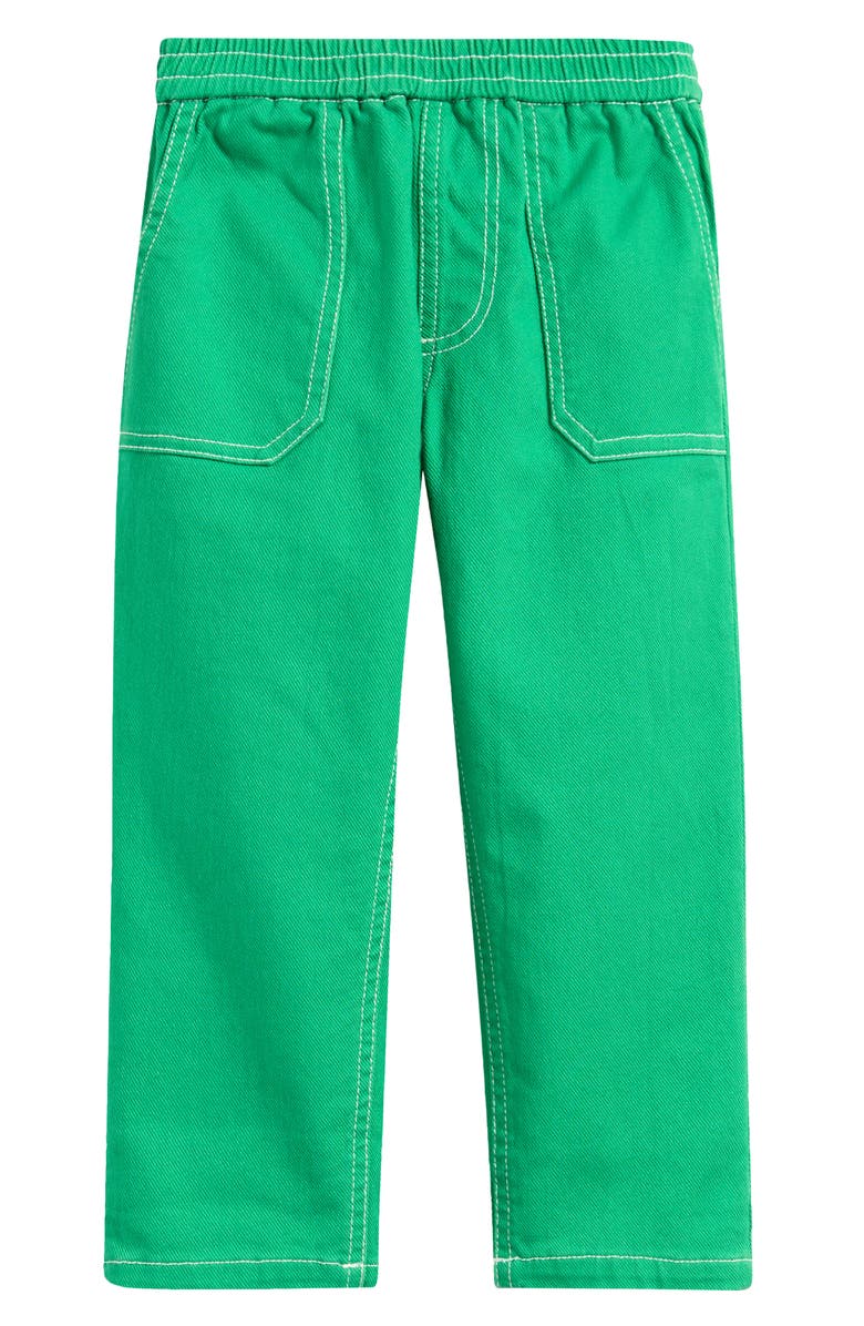 Mini Boden Kids' Pull-On Jeans, Main, color, Sapling Green