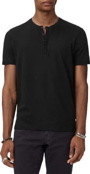 John Varvatos Elm Texture Short Sleeve Henley