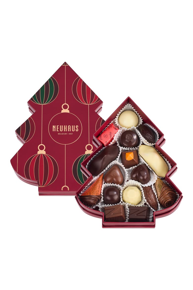 Assorted 16-Piece Christmas Tree Box, Main, color, GREEN