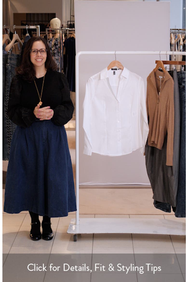 Solid Button-Up Cotton Shirt video