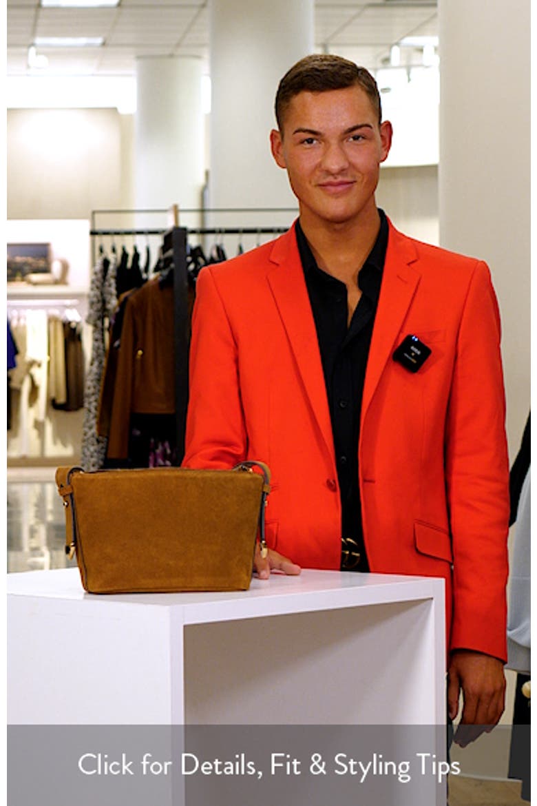 The Sun Medallion Suede Shoulder Bag video