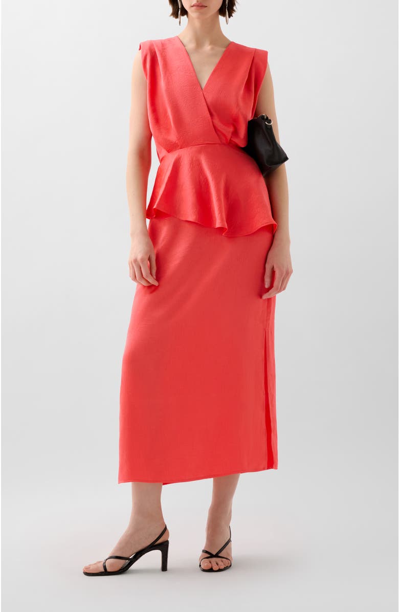 Scalpers Crinkle Skirt, Alternate, color, Coral