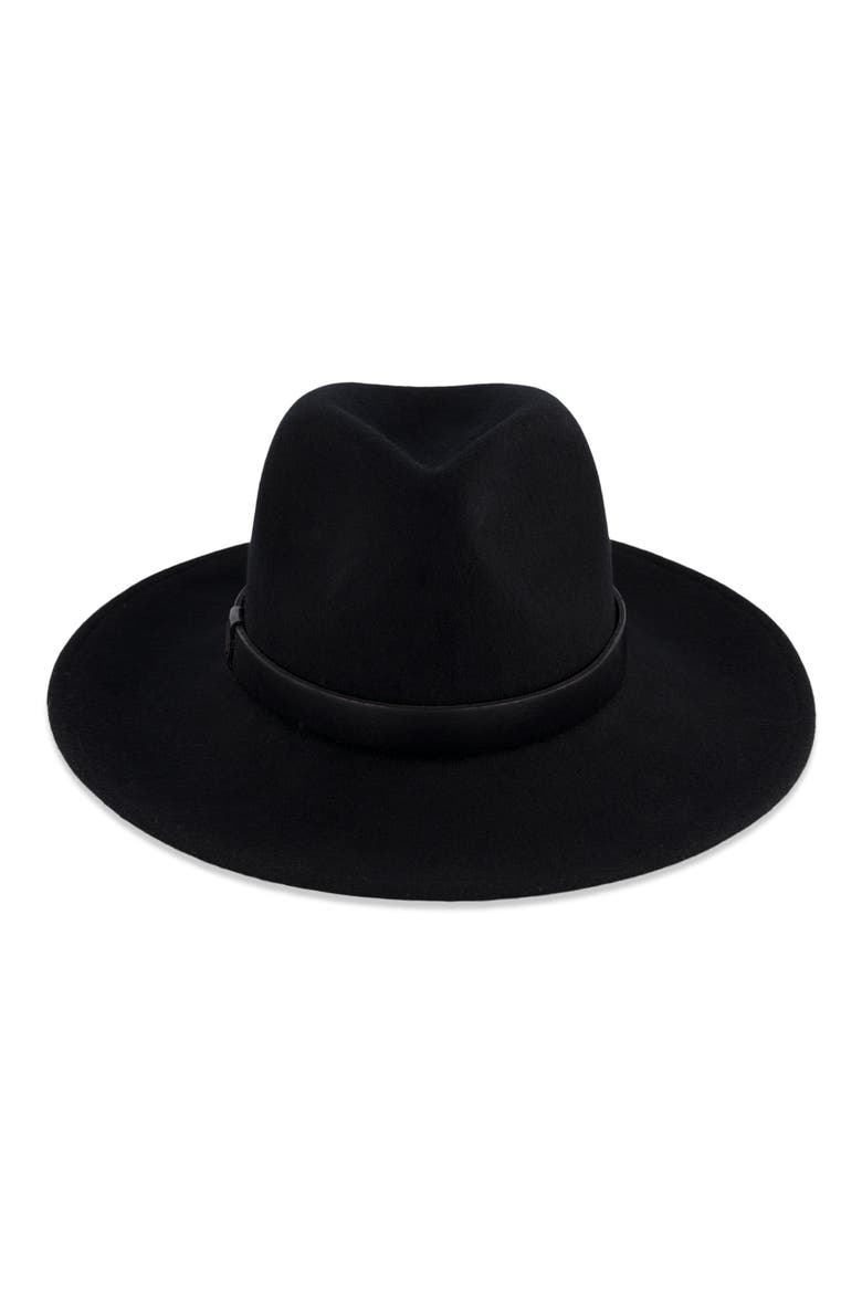 Rivet Logo Fedora, Main, color, MATTE BLACK