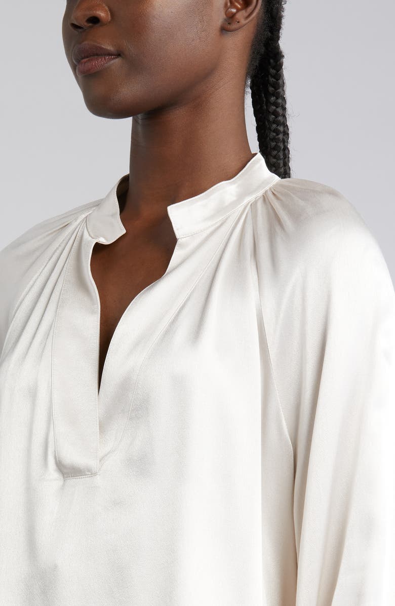 Rails Wynna Satin Blouse, Alternate, color, Ivory