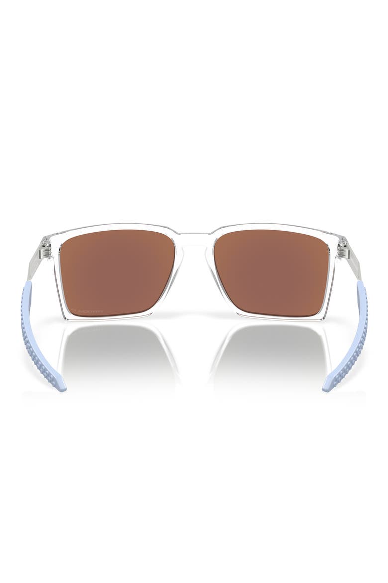 Exchange Sun 56mm Polarized Rectangle Sunglasses, Alternate, color, CLEAR