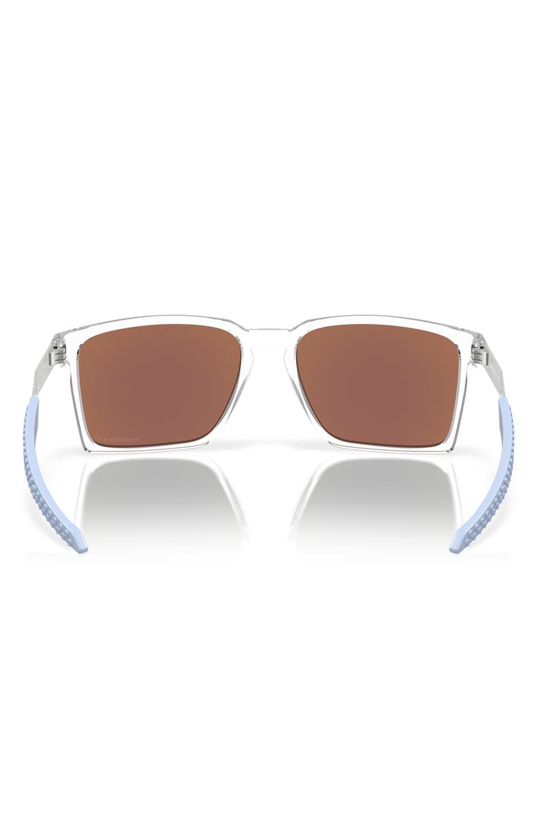 Oakley Exchange Sun 56mm Polarized Rectangle Sunglasses, Alternate, color, Clear