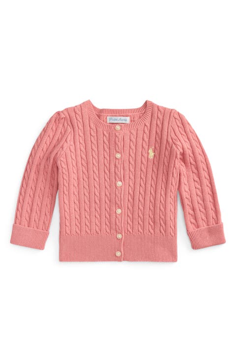 Mini Cotton Cable Cardigan (Baby)