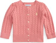 Ralph Lauren Mini Cotton Cable Cardigan