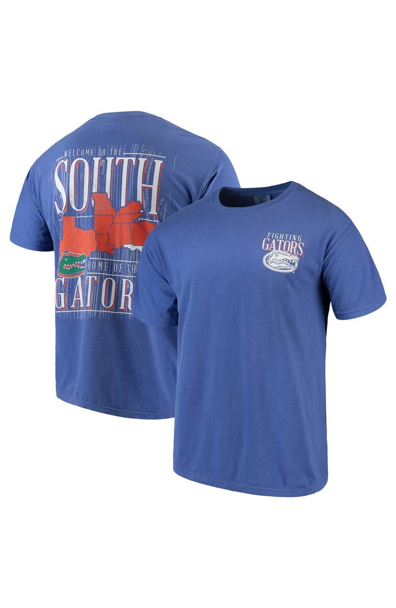 IMAGE ONE Men's Royal Florida Gators Welcome to the South Comfort Colors T-Shirt, Main, color,