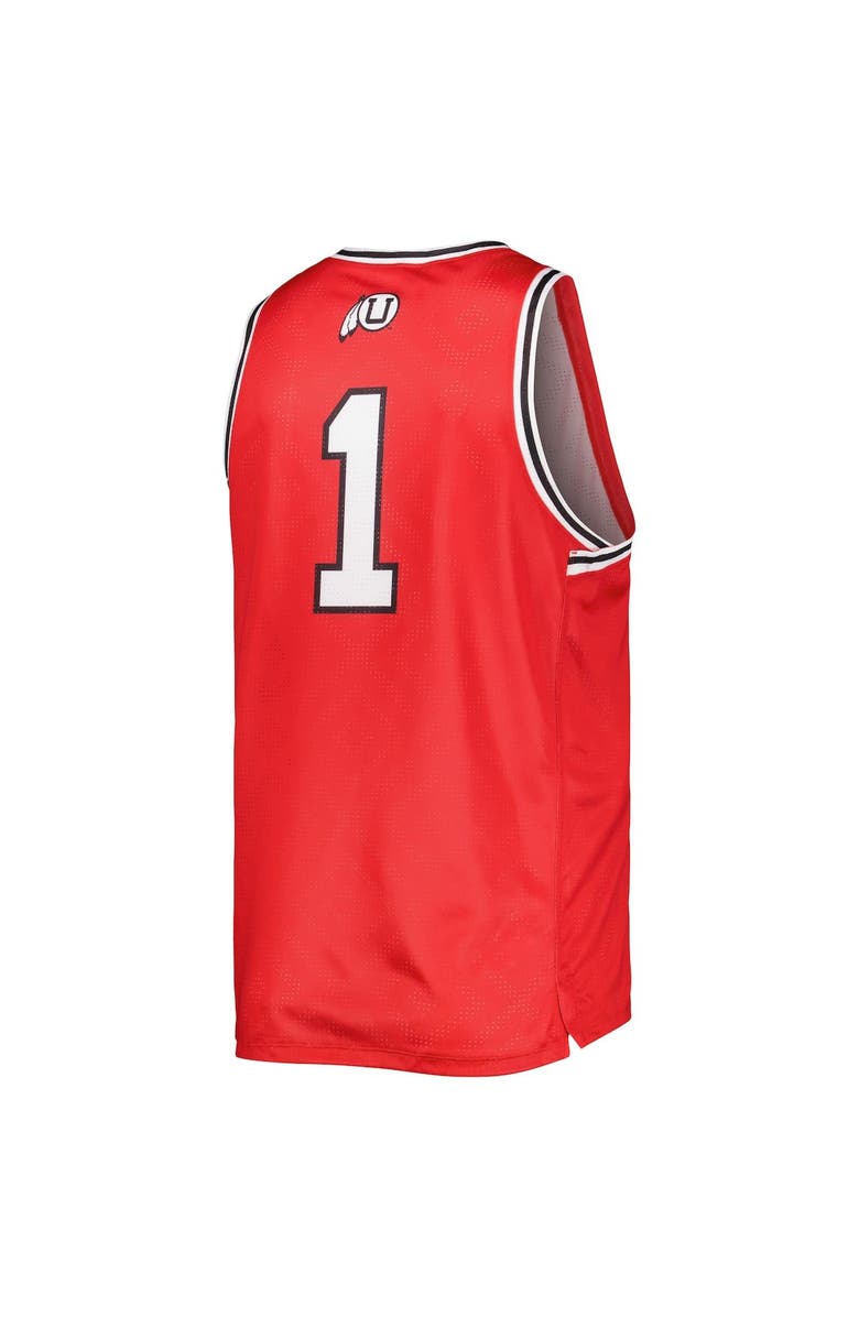 Under Armour Men's Under Armour Red Utah Utes Replica Basketball Jersey, Alternate, color,