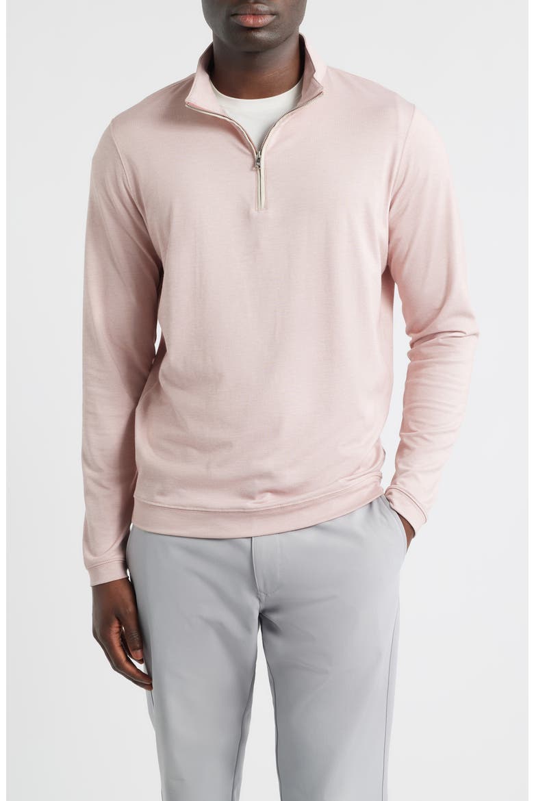 Crown Crafted Albatross Quarter Zip, Main, color, FADED SCARLET