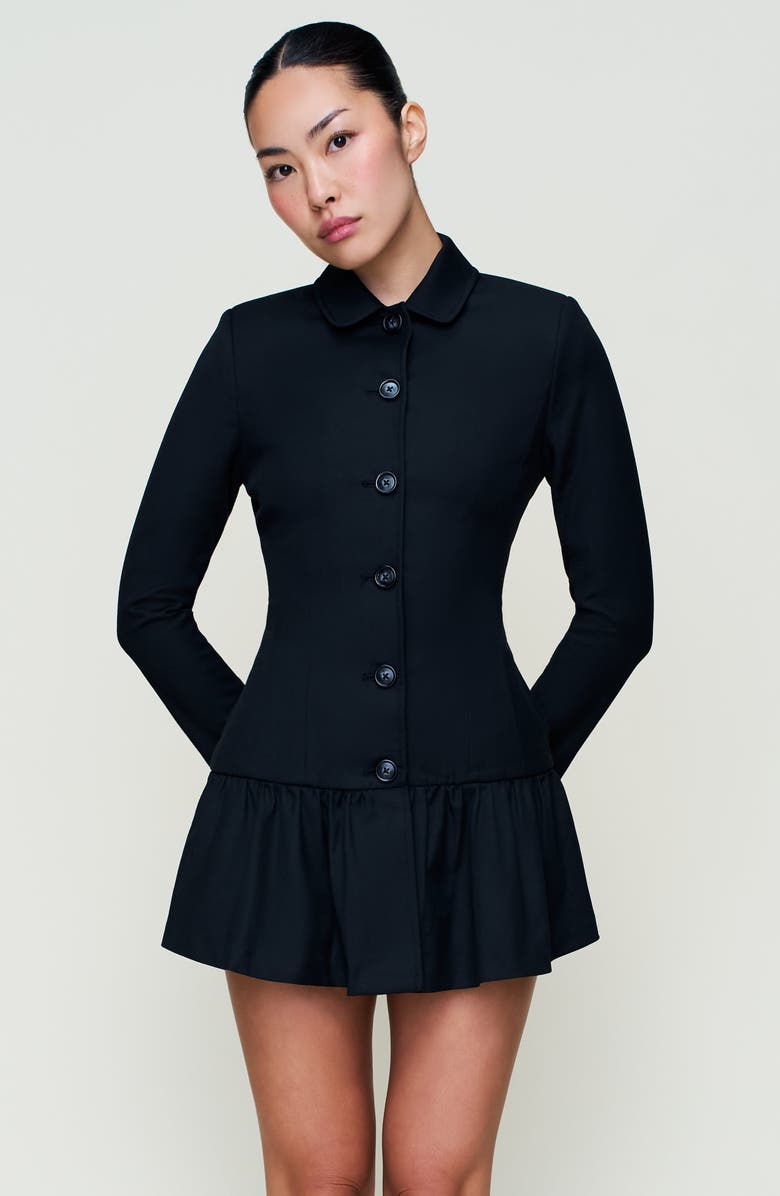 Guizio Cherie Suit Dress, Main, color, Black