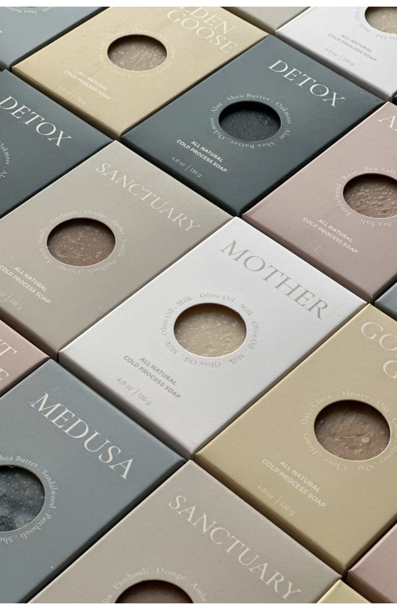 Pillowpia Cold Process Detoxifying Bar Soap, Alternate, color, Medusa