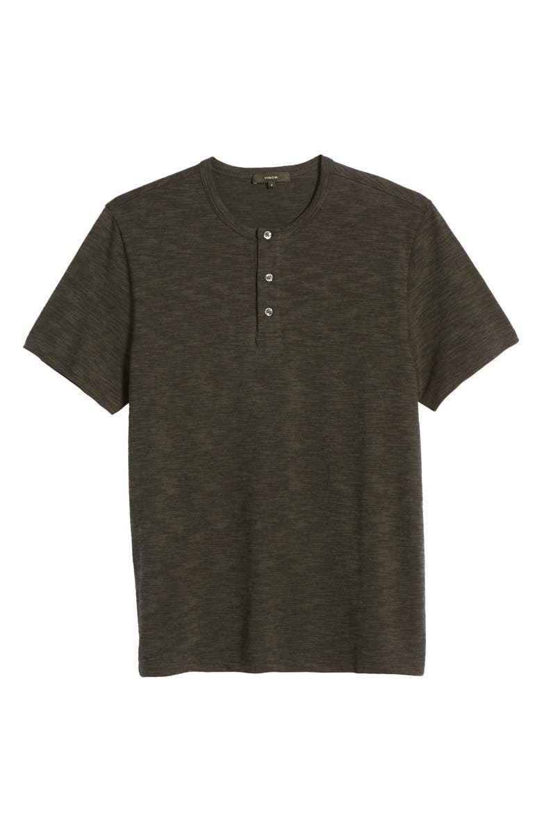 Vince Slim Fit Short Sleeve Henley, Alternate, color,