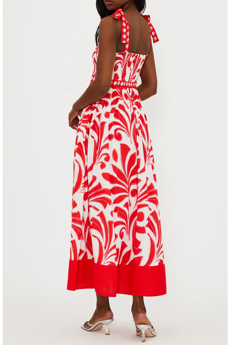 Cari Tie Strap Cover-Up Maxi Dress, Alternate, color, SUNSHINE DUNES