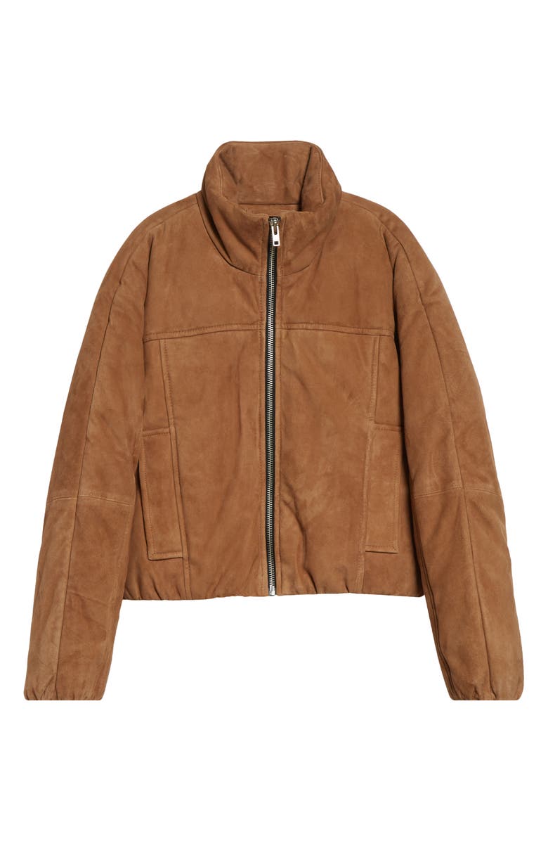 Stand Studio Alba Suede Jacket, Main, color, Tan