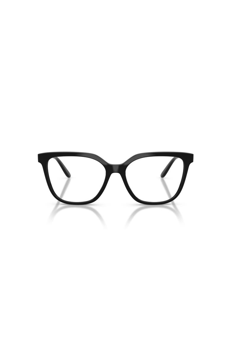 54mm Square optical glasses, Alternate, color, Black