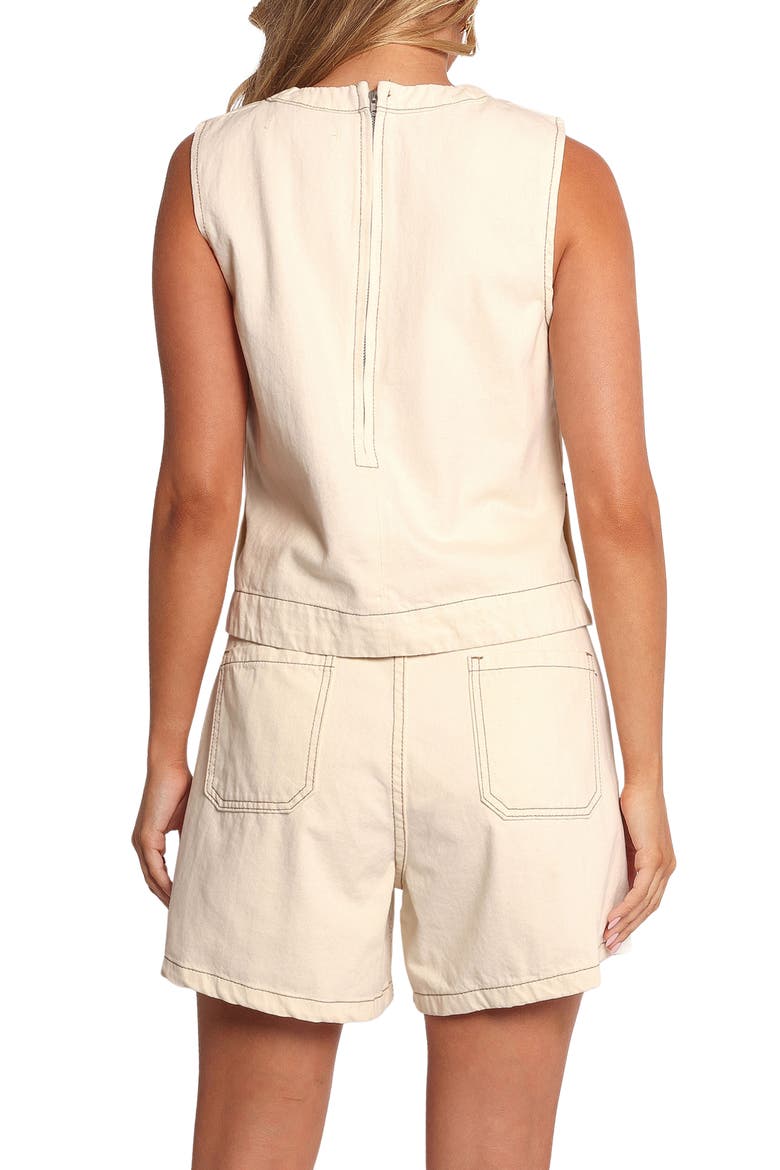 Levi Cotton Twill Tank, Alternate, color, ECRU