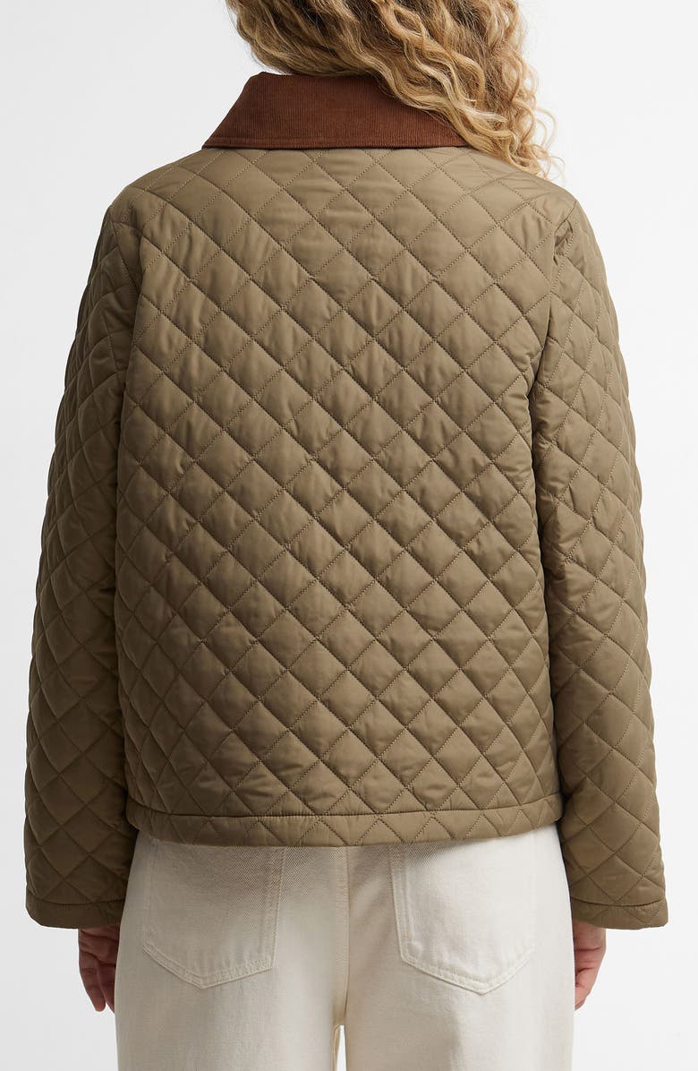 Barbour Aylesby Quilted Jacket, Alternate, color, Dusky Green