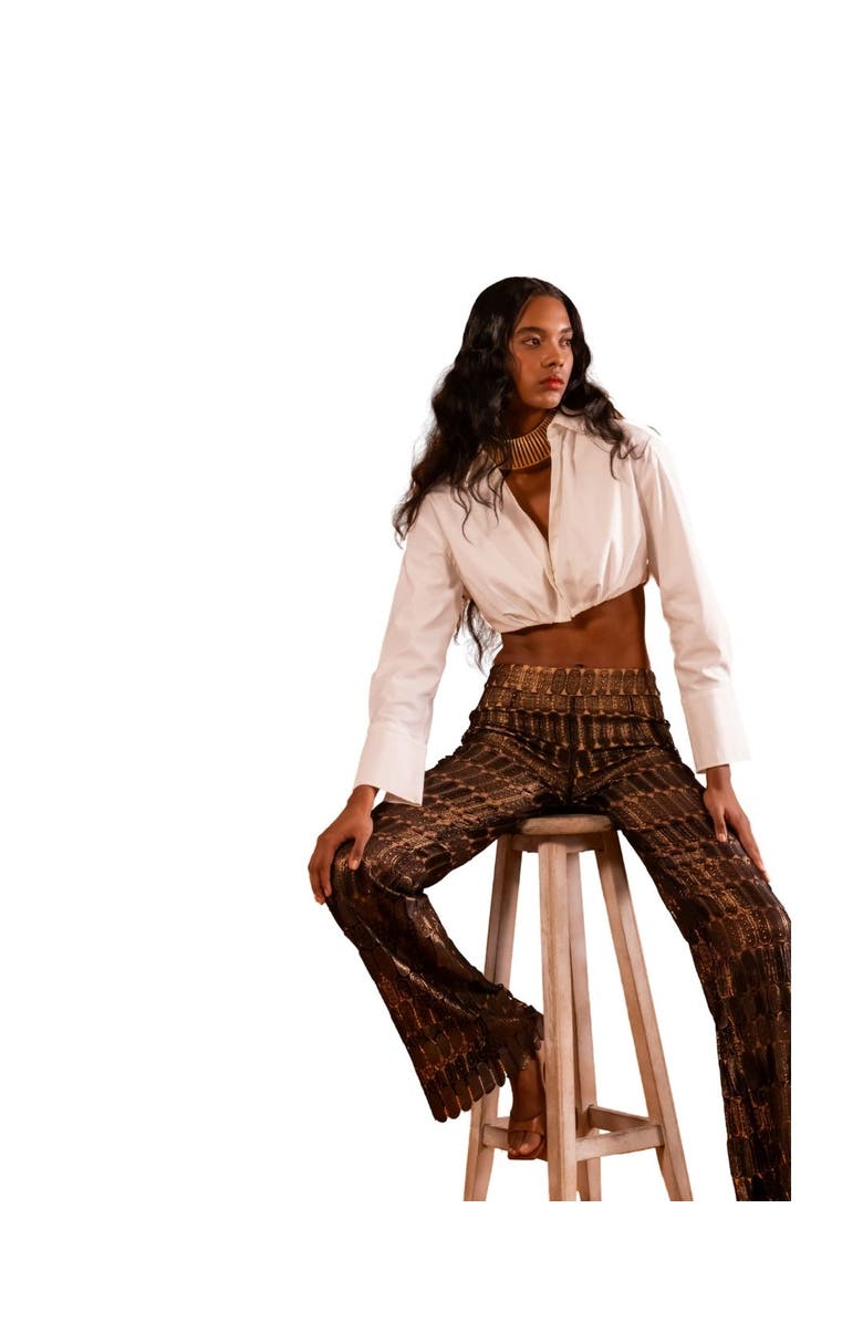 Maeve Ivy Top & Pants Set, Main, color,