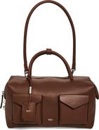Max Mara Bowler Leather Satchel