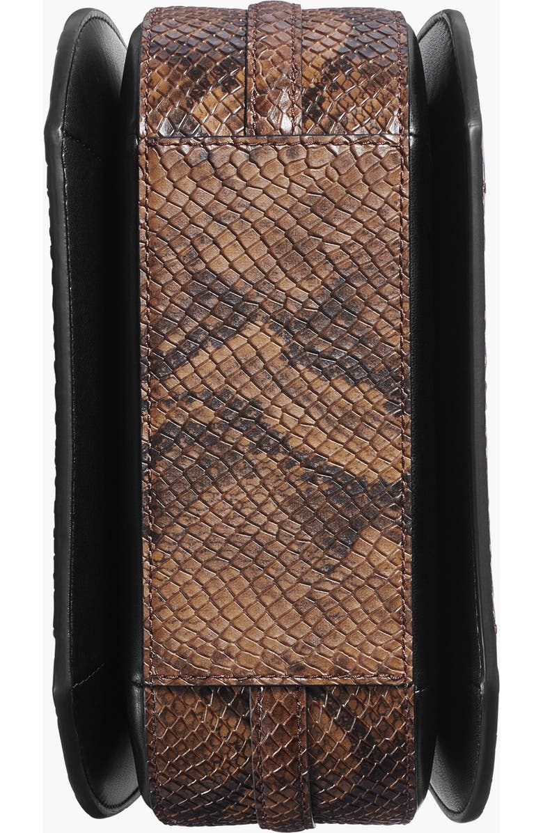Donna Karan New York Bellerose Flap Python Crossbody, Alternate, color,