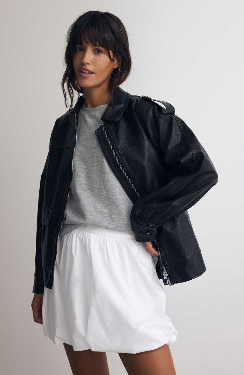 NEXT Puffball Miniskirt, Alternate, color, White