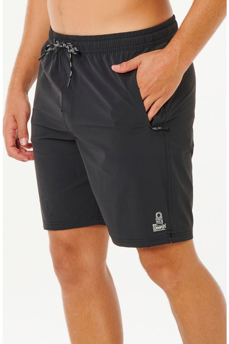 The Search Volley Water Repellent Board Shorts, Alternate, color, BLACK