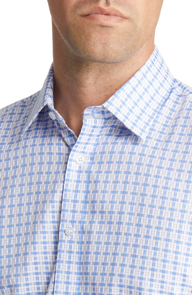 DANIEL HECHTER Trim Fit Plaid Dress Shirt, Alternate, color,