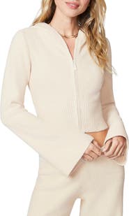 Florence by Mills Cozy Crop Zip Sweater Hoodie