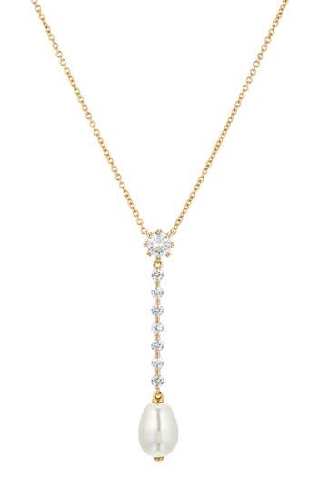 NADRI NADRI IMITATION PEARL Y-NECKLACE