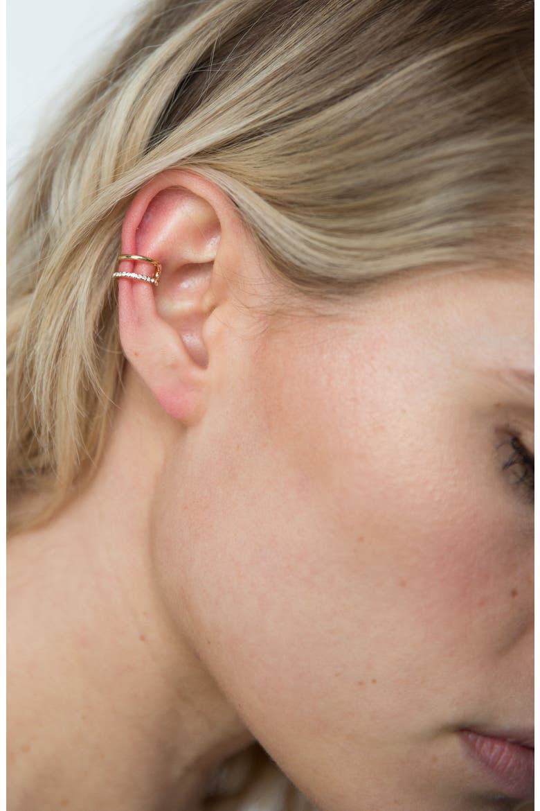 Killer Queen Ear Cuff, Alternate, color, GOLD