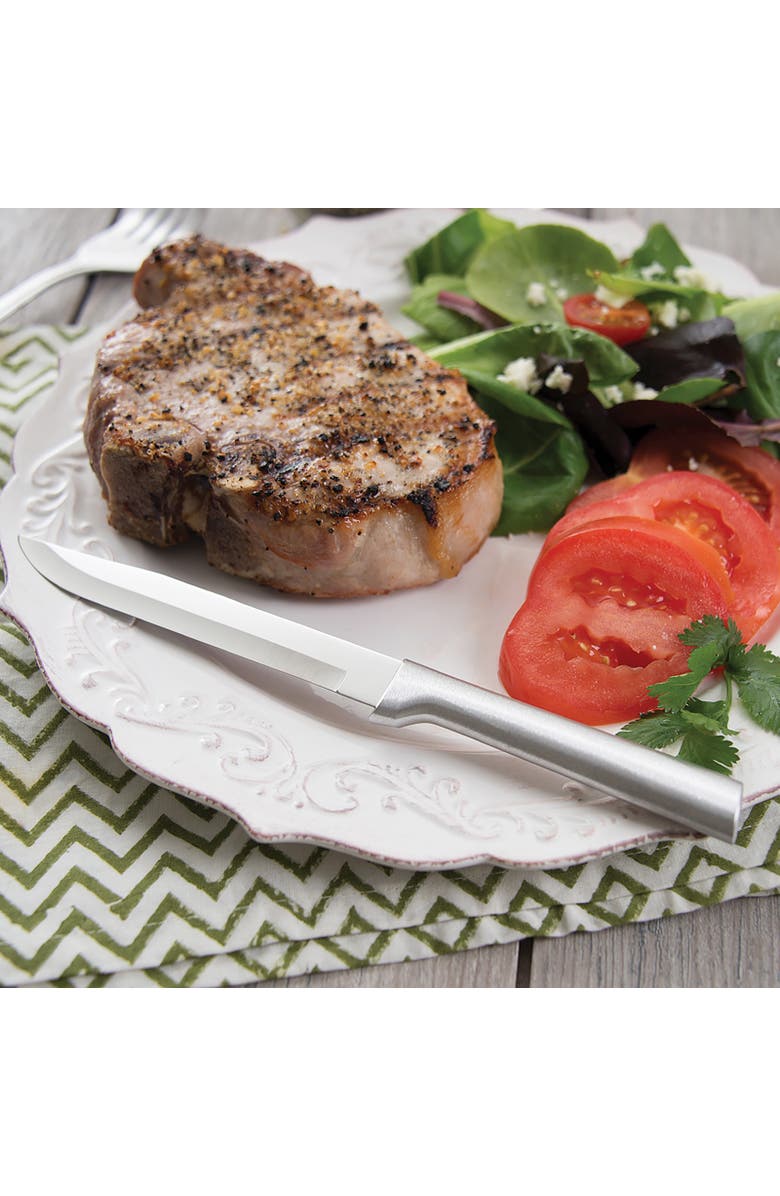 Rada 3 Piece Knife Set ProPak with Tomato Slicer, Vegetable Peeler, and Utility Knife, Alternate, color, Silver