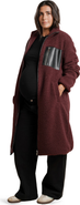Nom Maternity Teddi Maternity & Baby Wearing Long Coat