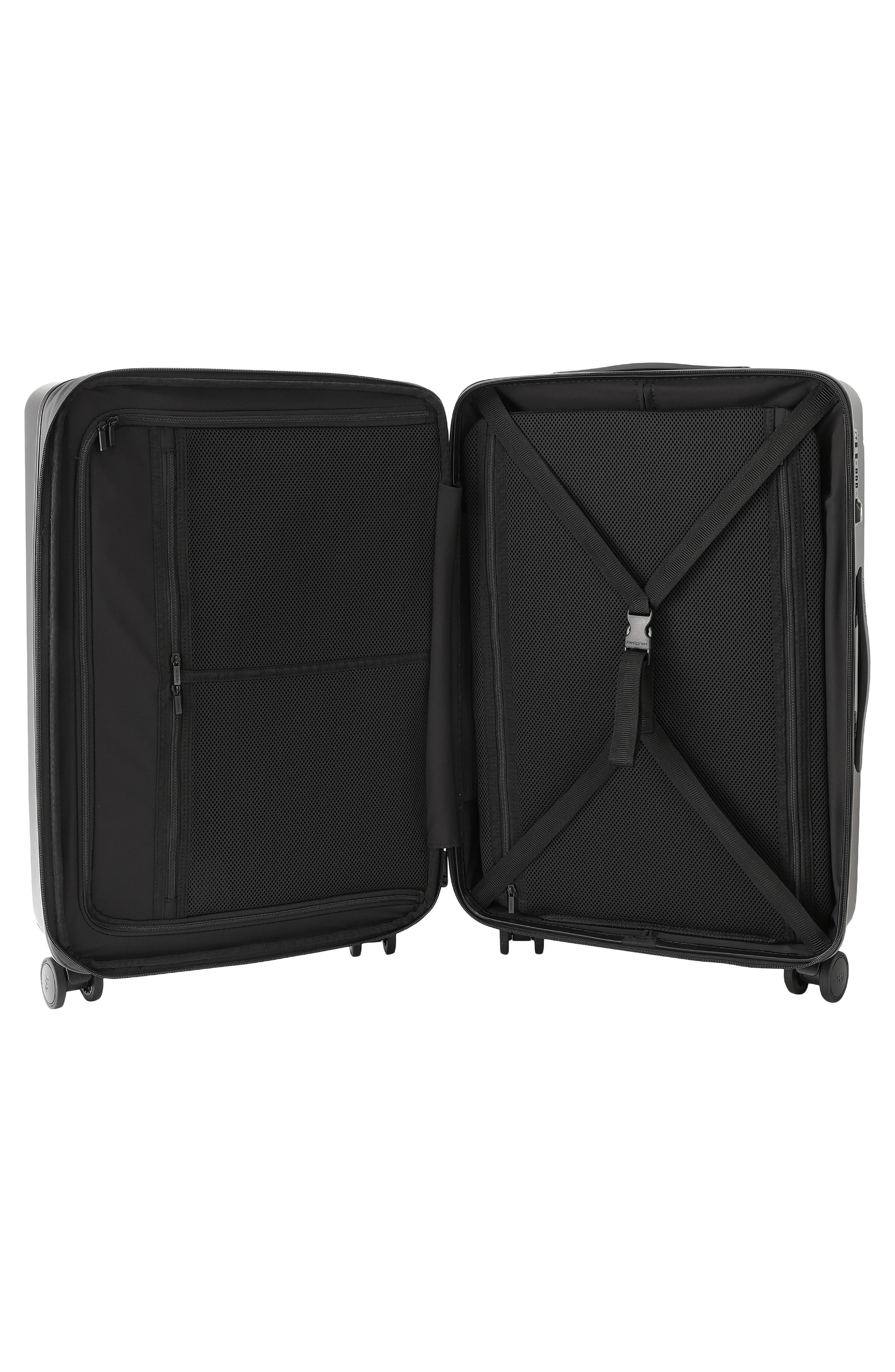 Hedgren Nostos Matte Medium Spinner Suitcase, Alternate, color, Nocturne