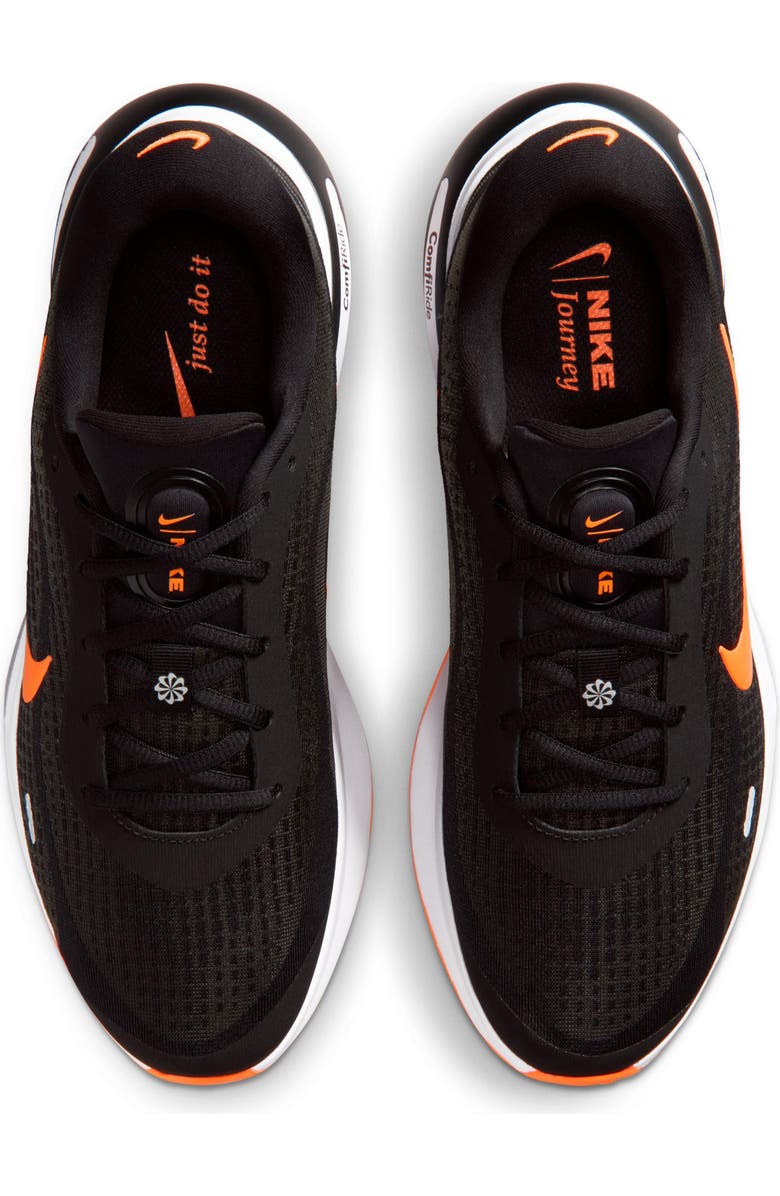 Nike Journey Road Runner Sneaker, Alternate, color, Black/ Total Orange/ Grey